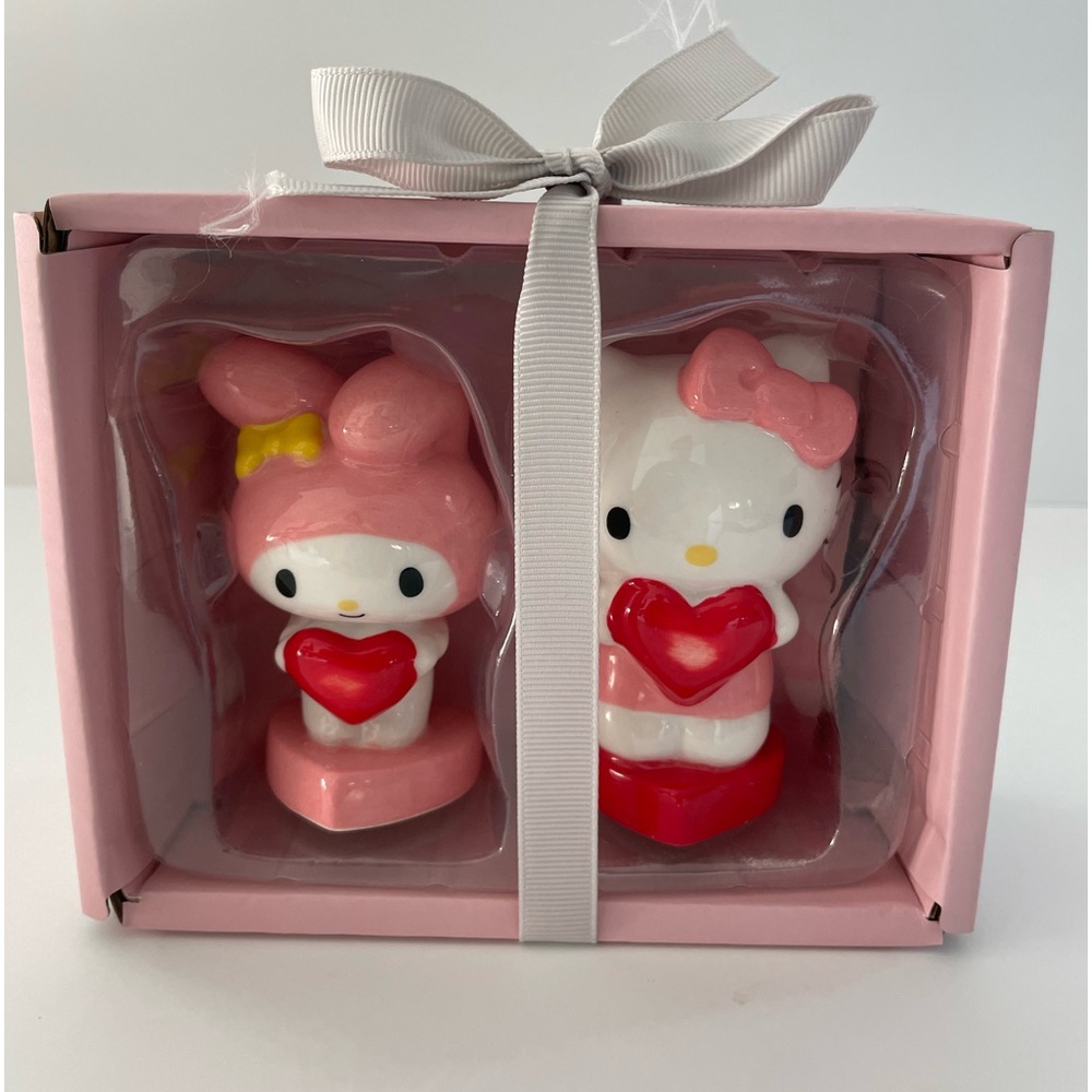Hello Kitty & Melody Salt & Pepper Set